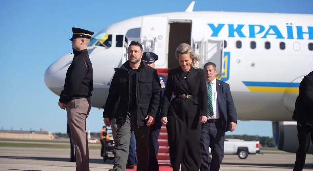 Зеленський прибув у Вашингтон 